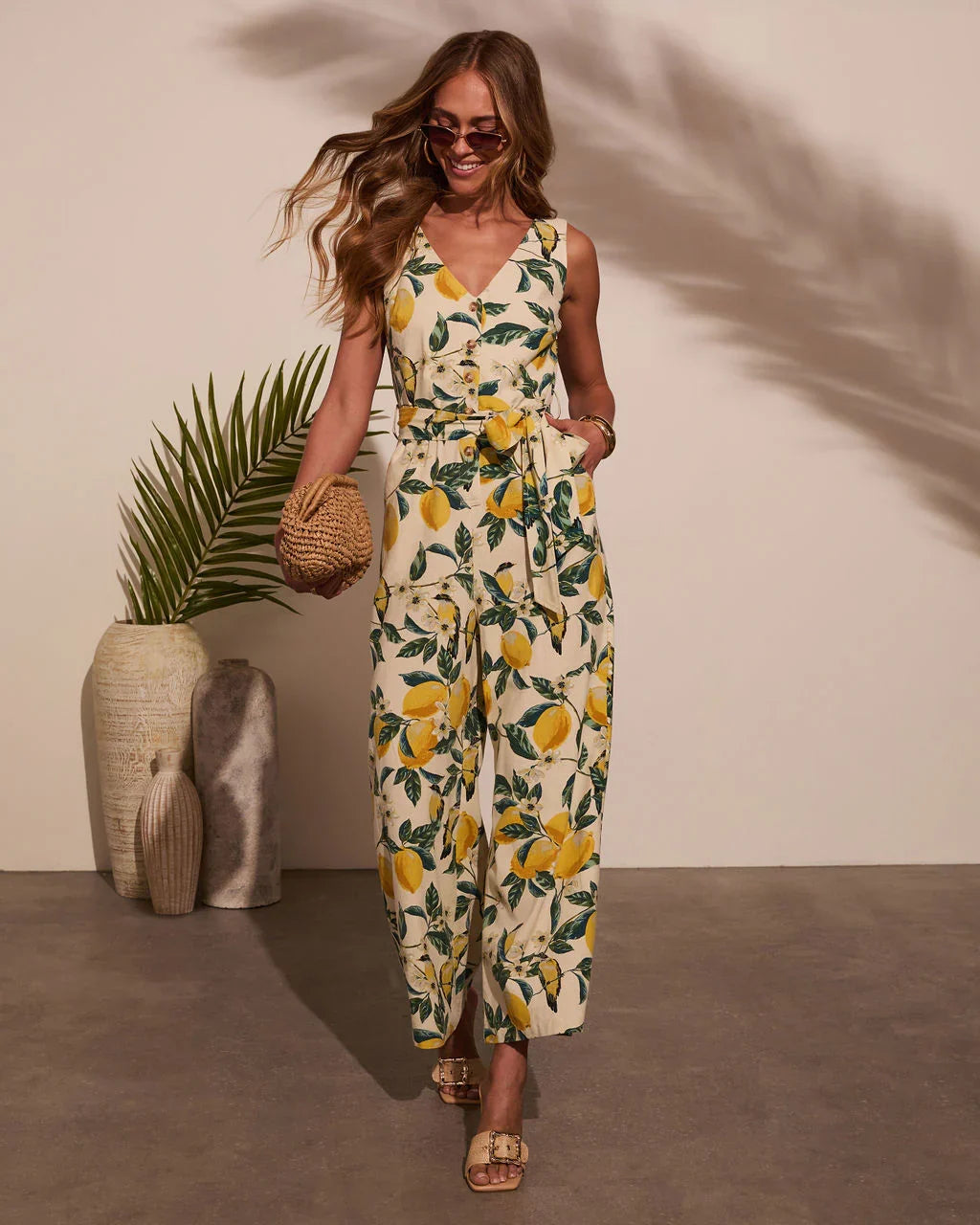 Sweet Days Waist Tie Jumpsuit