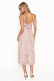Lizbeth Maxi Dress Pink Mauve Floral