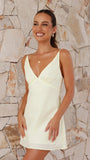 Halina Mini Dress Yellow