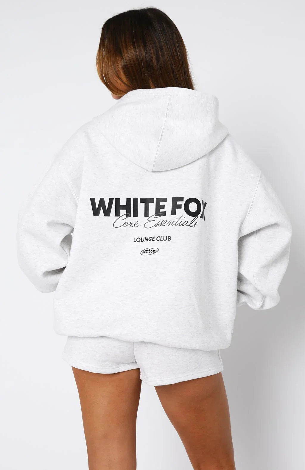 Core Essentials Zip Hoodie Grey Marle