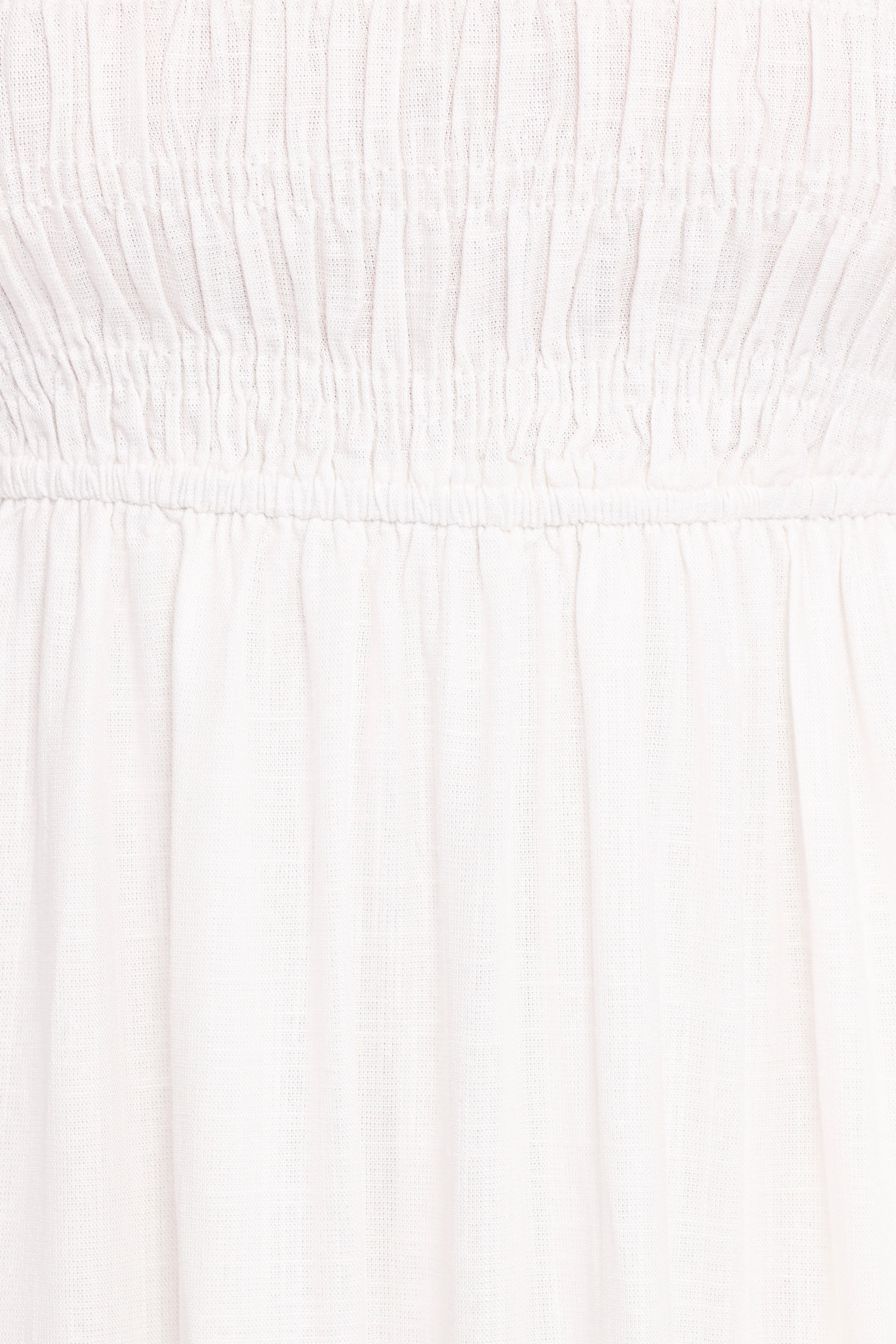 Emari Puff Sleeve Mini Dress White