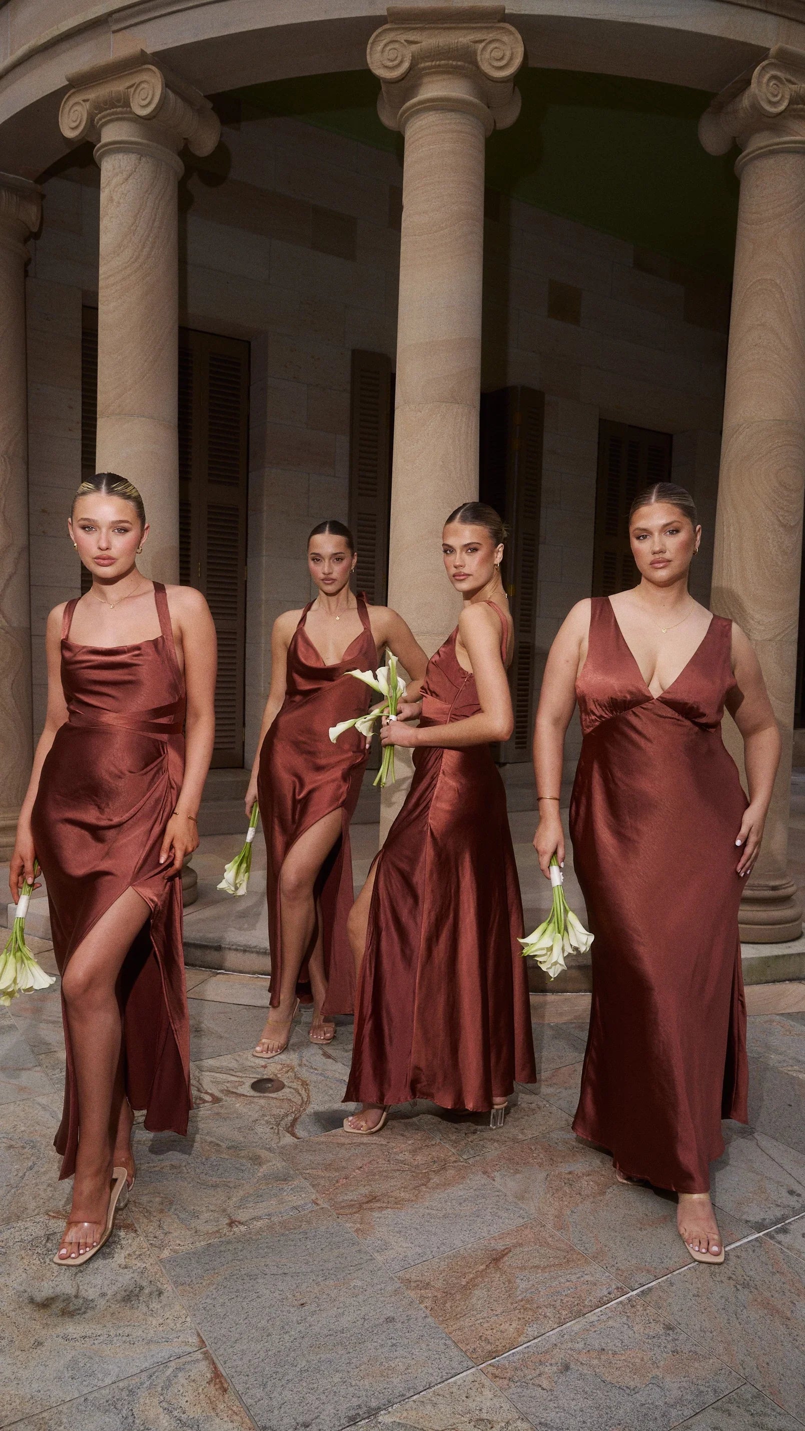 Sian Maxi Dress Rust