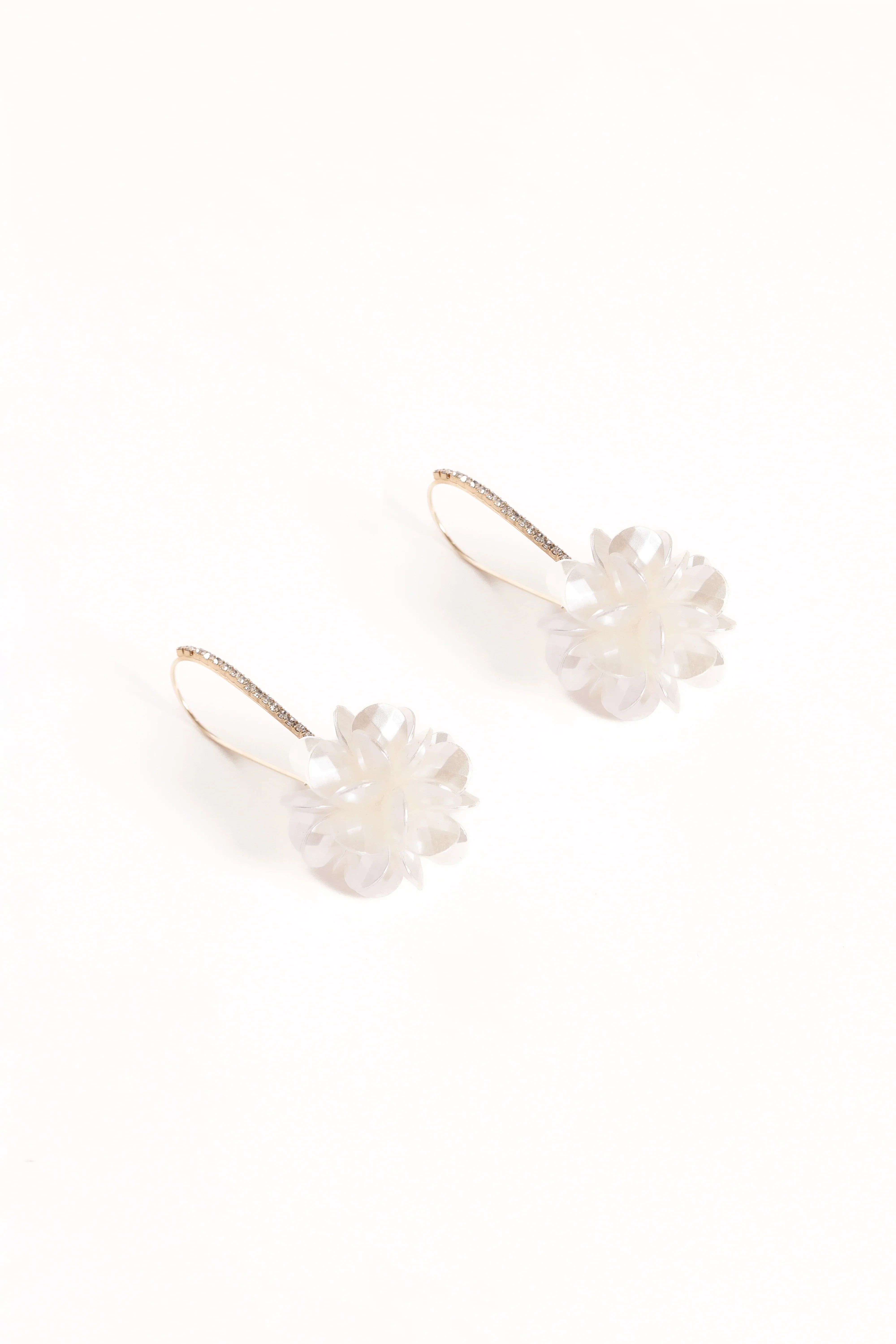 Katia Earrings White