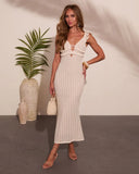 Daydream Sol Knit Cut Out Maxi Dress