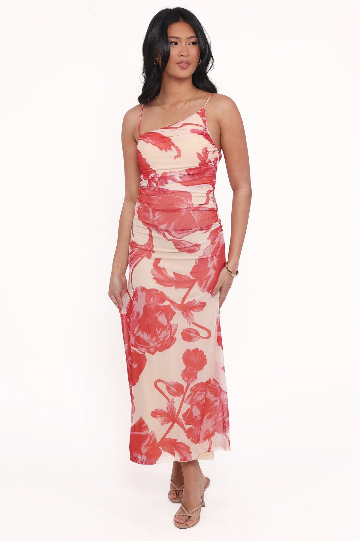 Jasmine Maxi Dress Red Floral