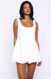 Sand In My Hair Mini Dress White
