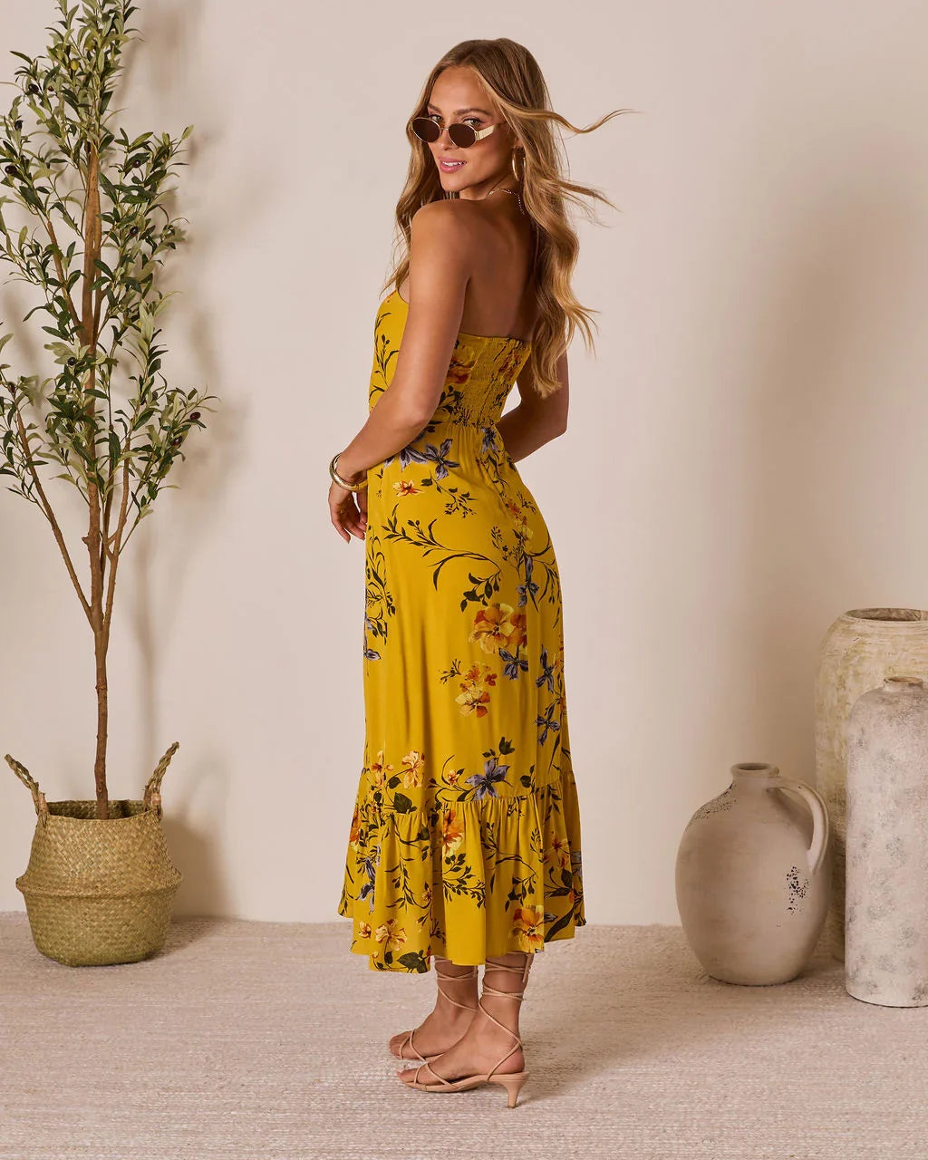 Nakita Fishtail Maxi Dress