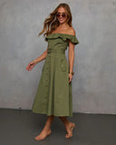 Maryanne Belted Utility Midi Dress