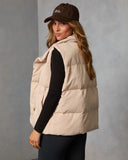 Anna Pocketed Puffer Vest