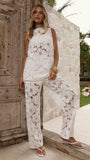 Makaylie Top White Flower