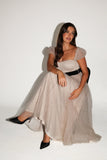 Bryn Midi Dress Nude