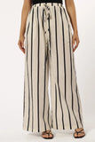 Silvia Pant Cream Stripe