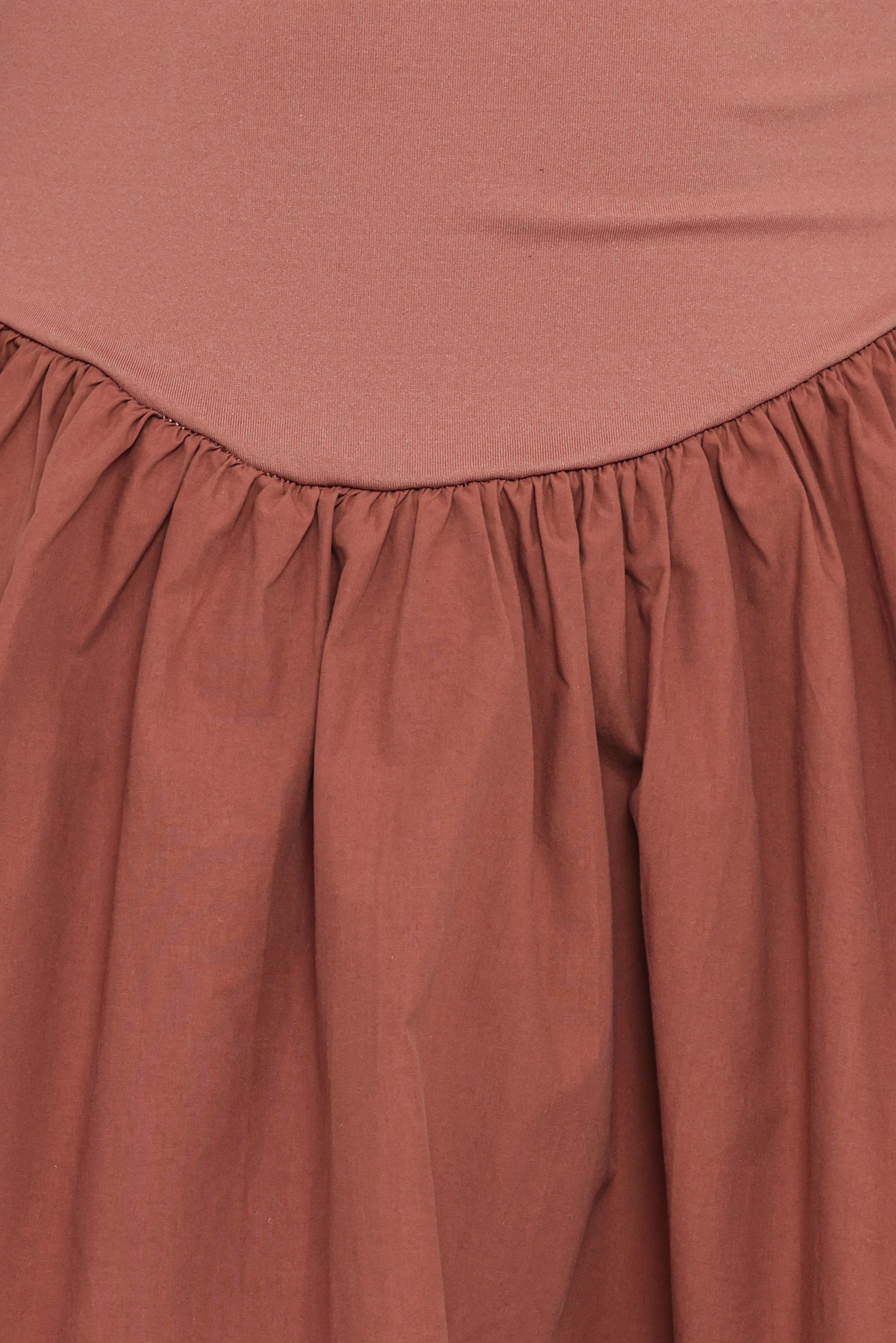 Sheena Long Sleeve Mini Dress Mocha