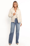 Sandy Boucle Jacket White