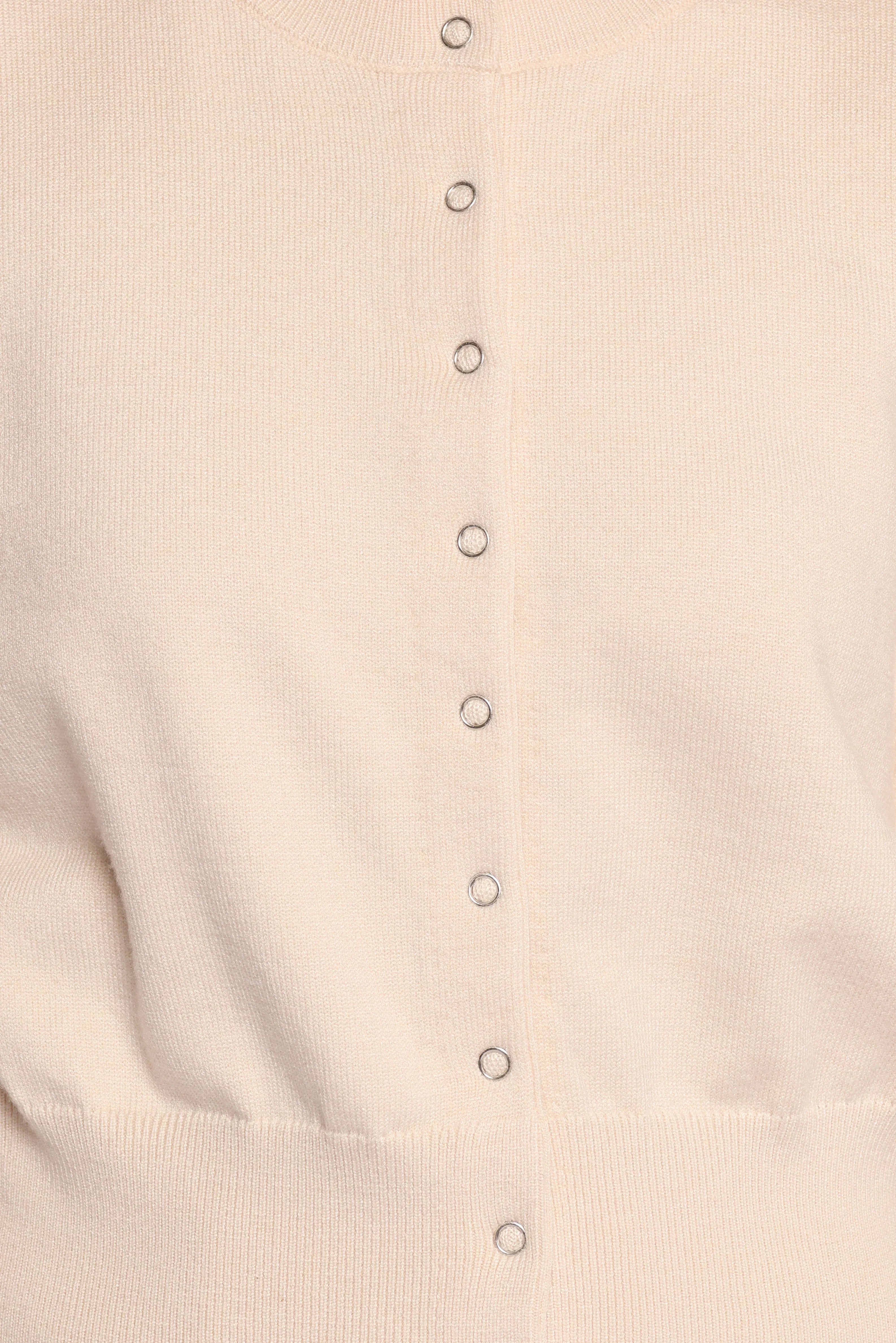 Elita Fitted Cardigan Cream