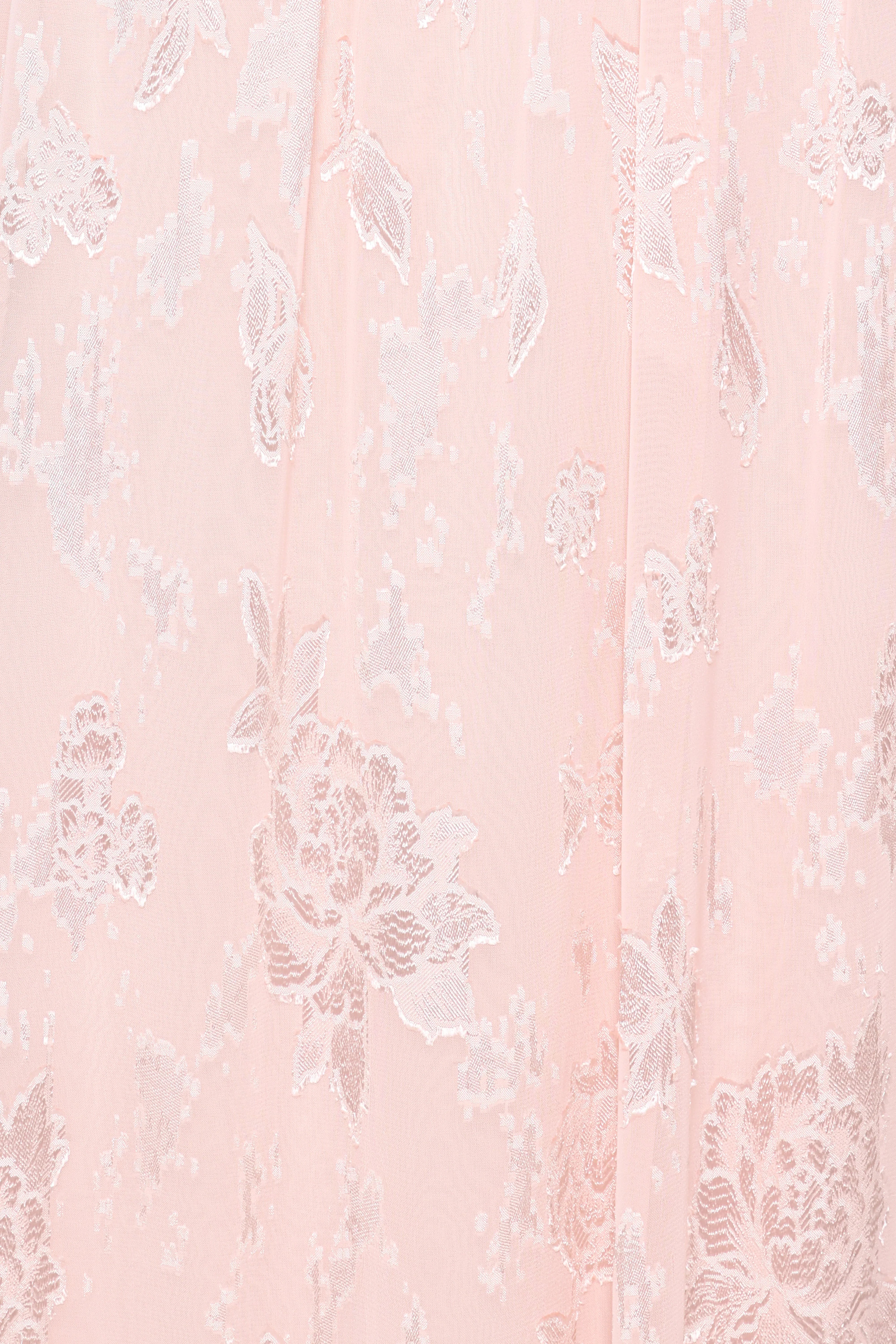 Lumina Jacquard Maxi Dress Pink