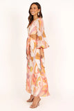 Laquin Long Sleeve Maxi Dress Pink