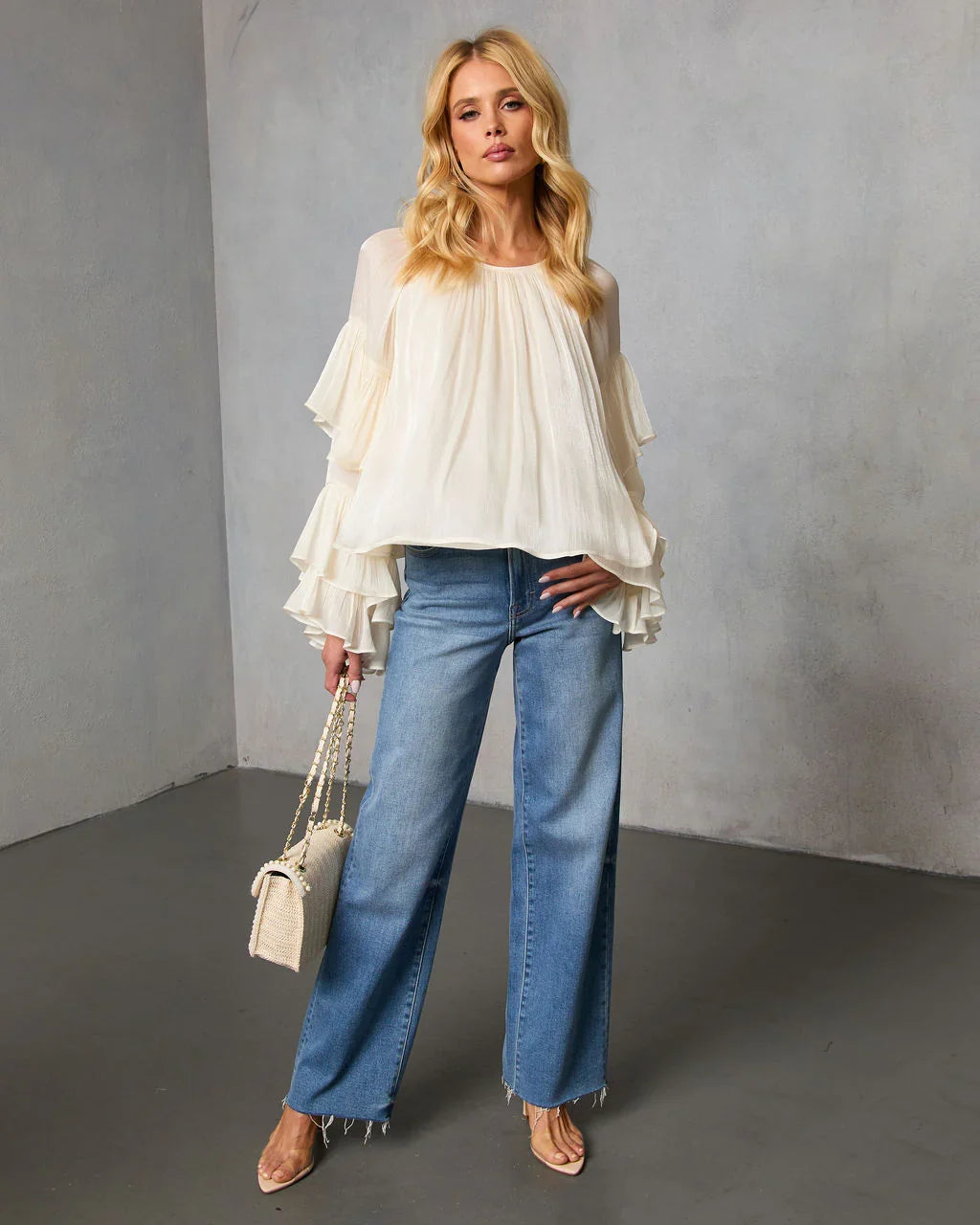 Morgen Tiered Ruffle Blouse