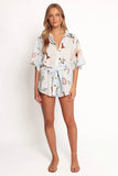 Luisa Romper Blue Floral