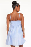 Cole Mini Dress Blue Stripe
