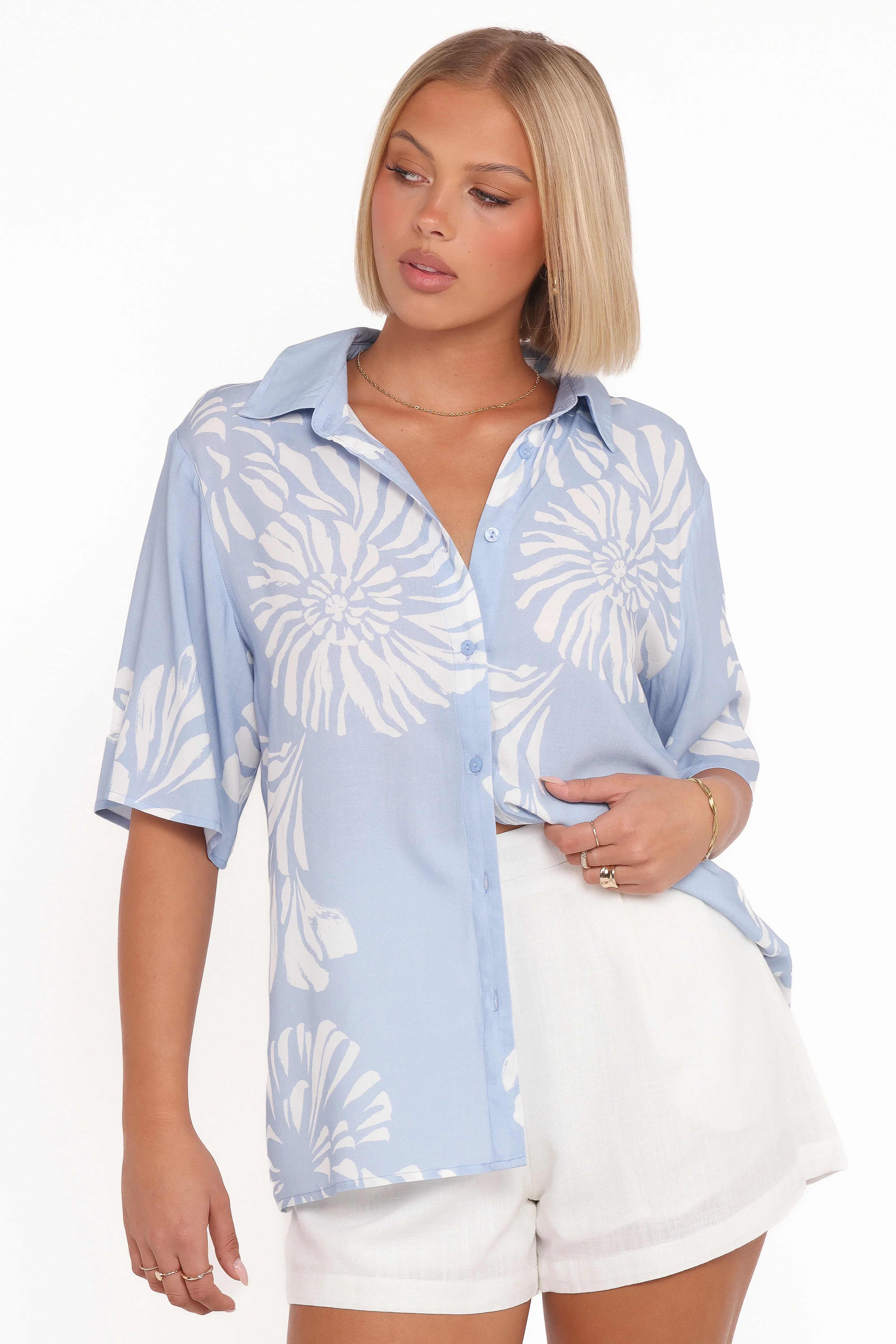 Riva Short Sleeve Shirt Shell Print