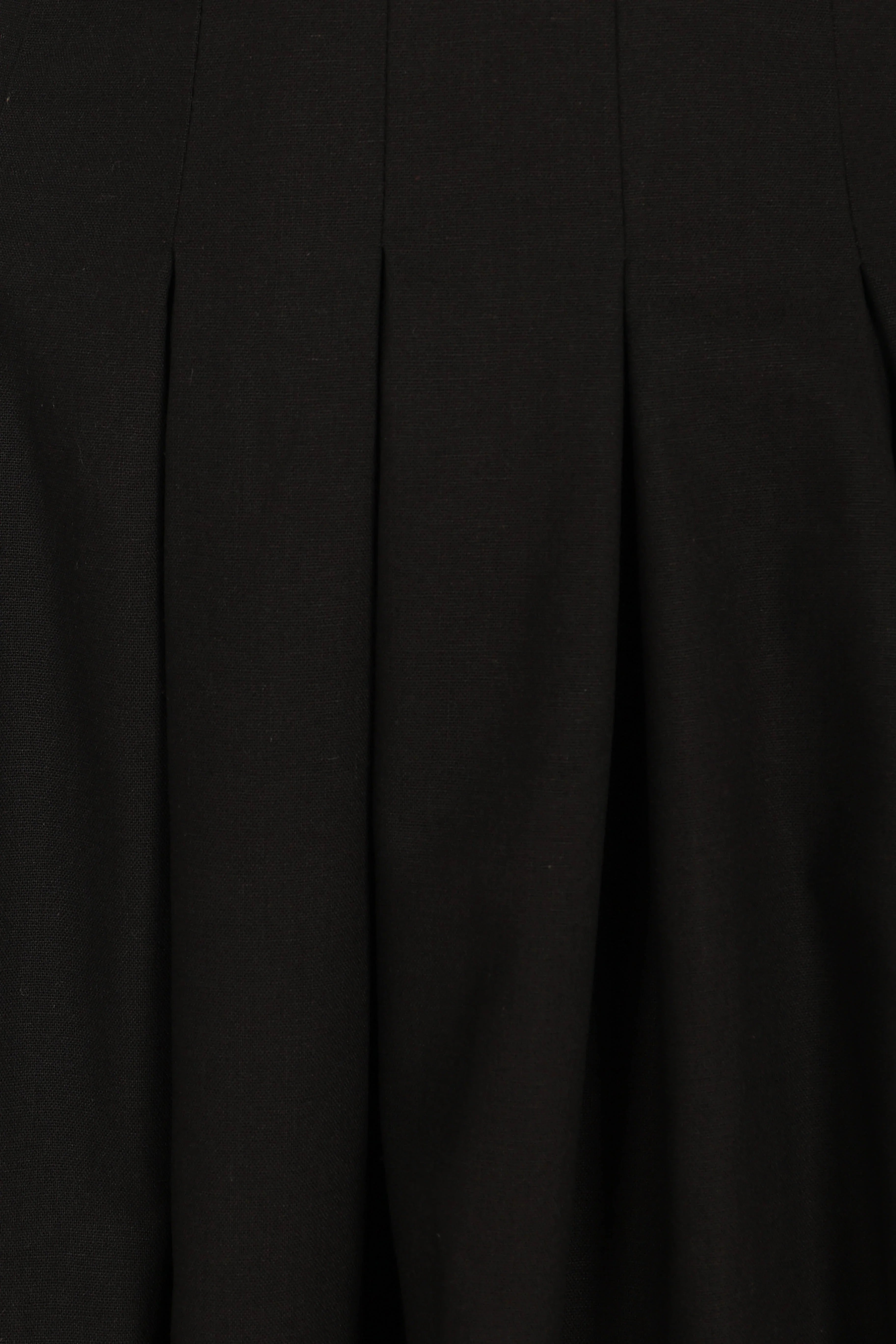 Maria Puff Sleeve Midi Dress Black