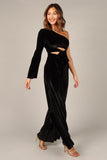 Avery Velvet Jumpsuit Black