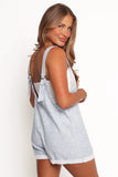 Viola Romper Blue White