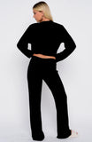 Slow Life Pyjama Pants Black