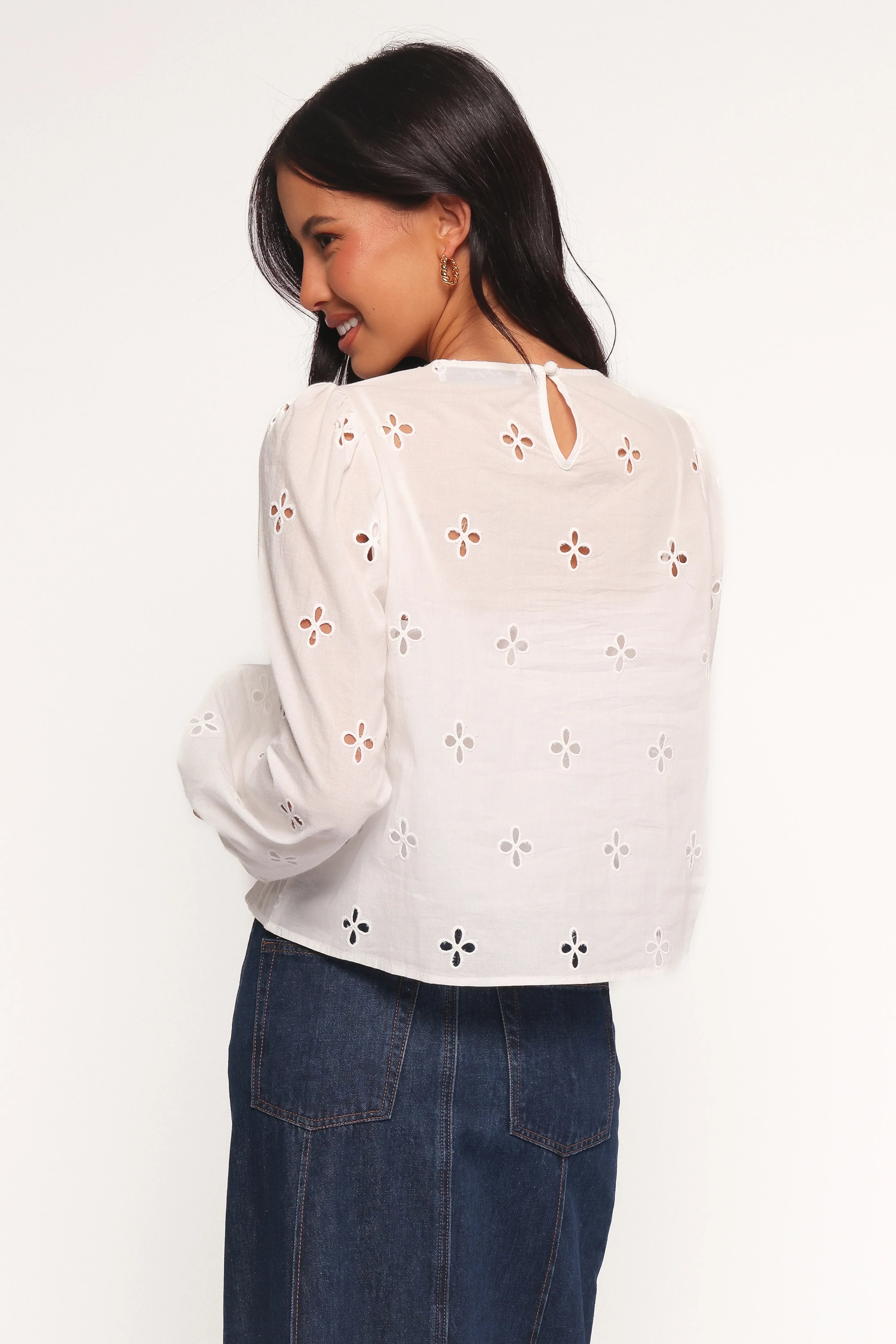 Aggie Blouse White