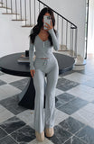 Dont Wake Me Up Pyjama Set Grey Marle