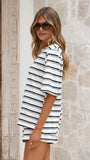 Scout Top White Stripe