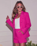 Giselle Scallop Lapel Blazer