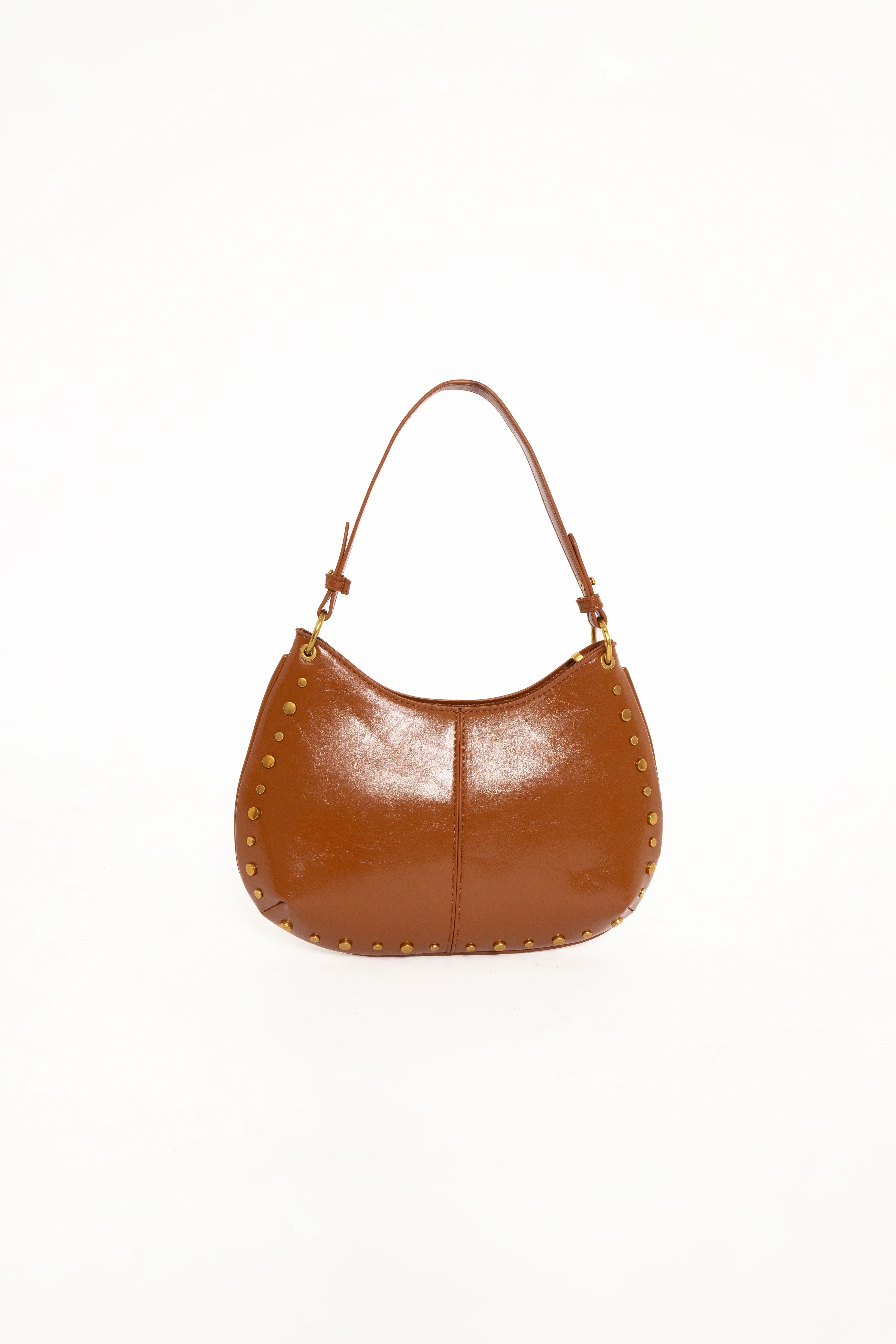 Celia Studded Bag Tan