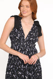 Adeline Maxi Dress Black Floral