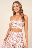 Hydra Top White Floral