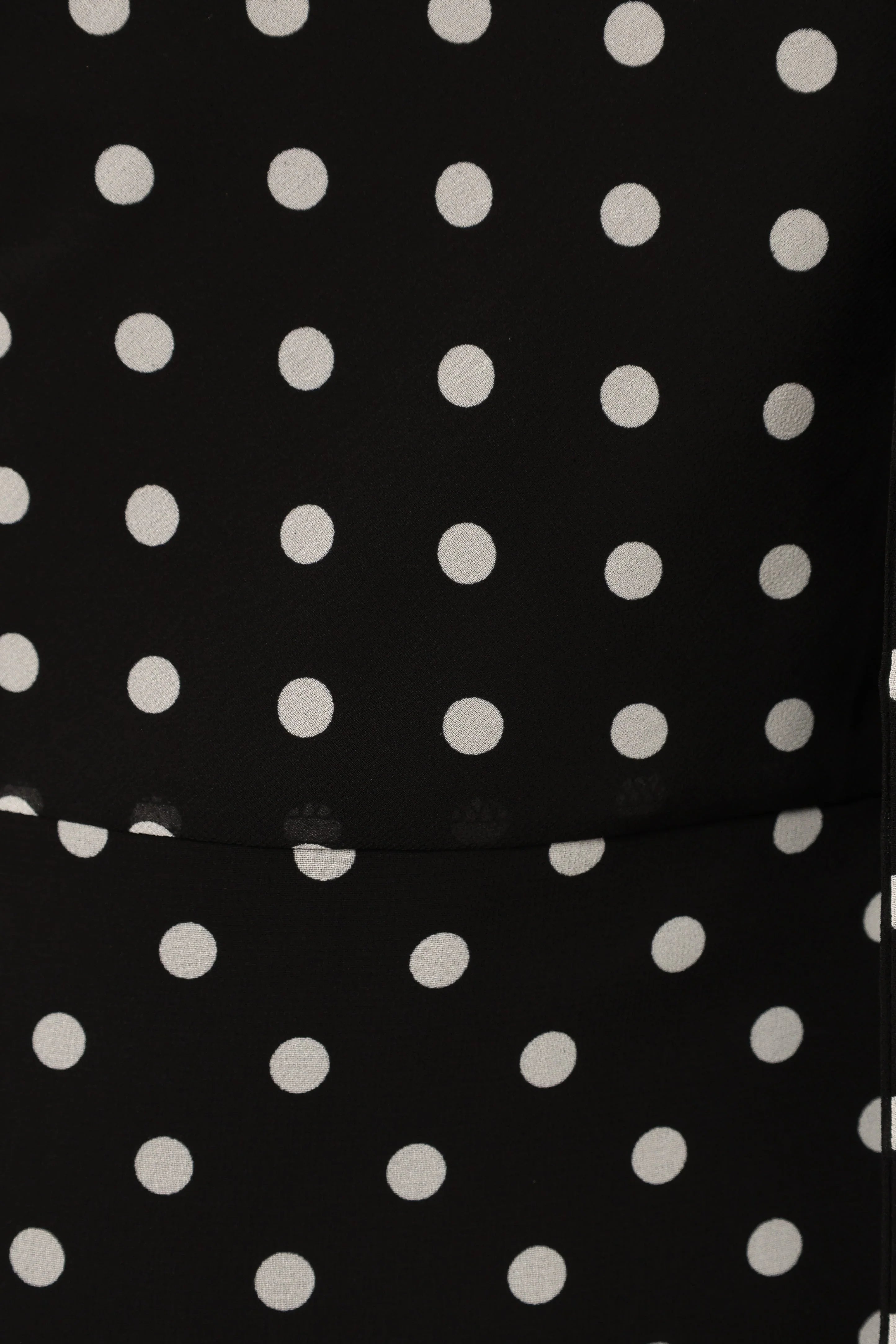 Francesca Midi Dress Black Polka Dot