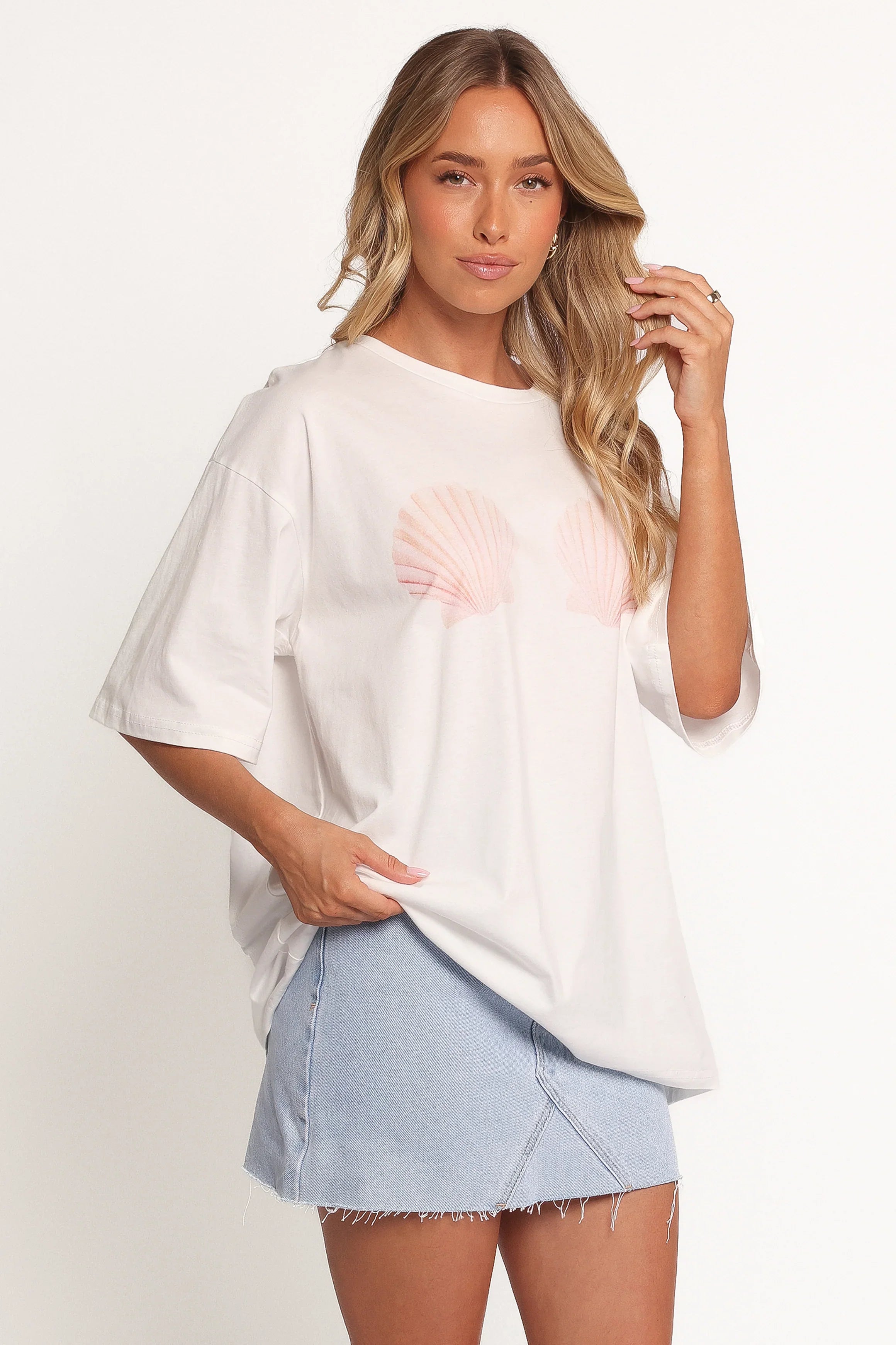 Sammie Graphic Tee White