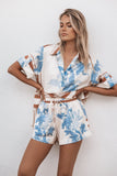 Lara Shirt Pale Blue Print