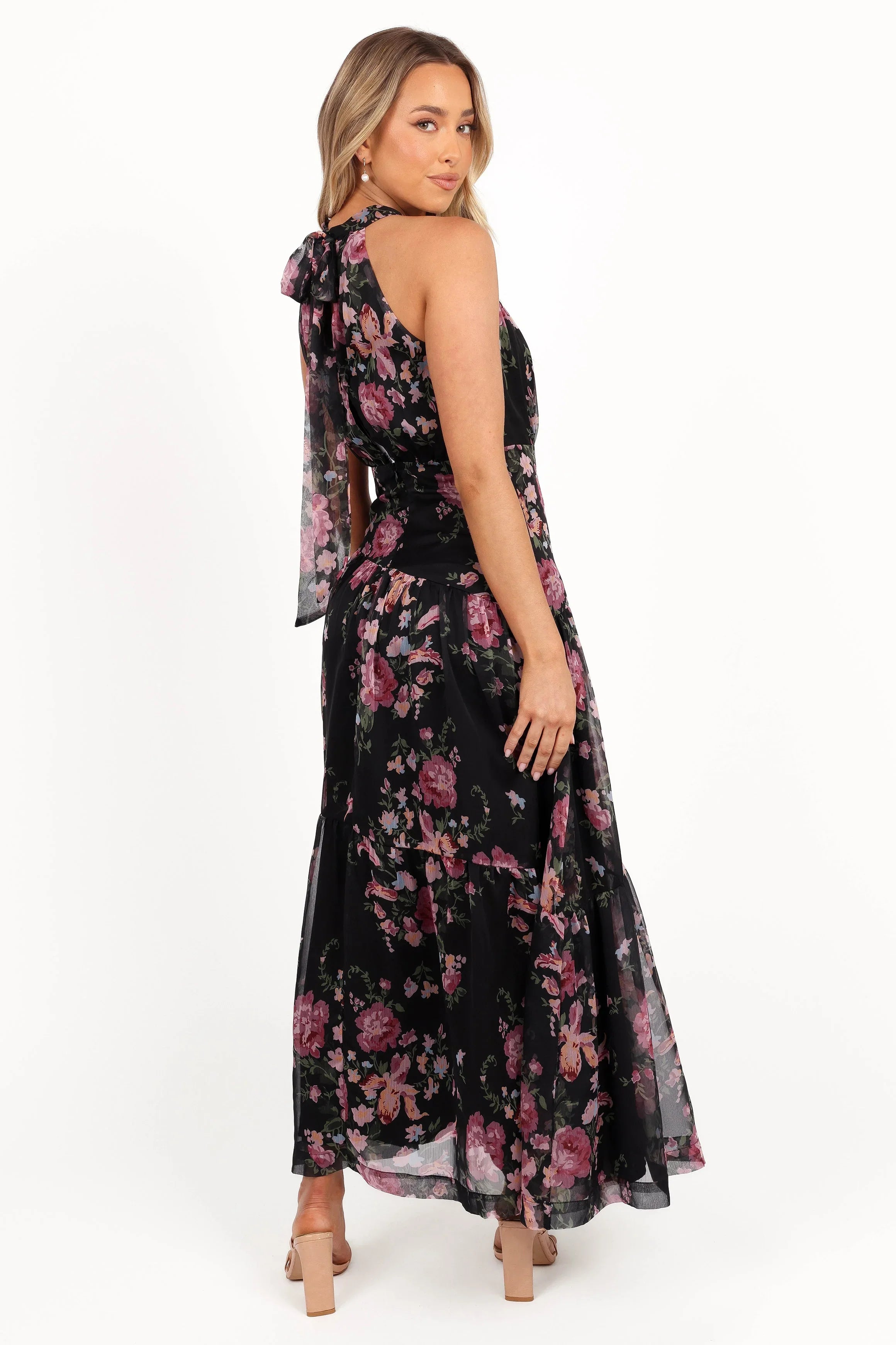 Eden Maxi Dress Black Floral