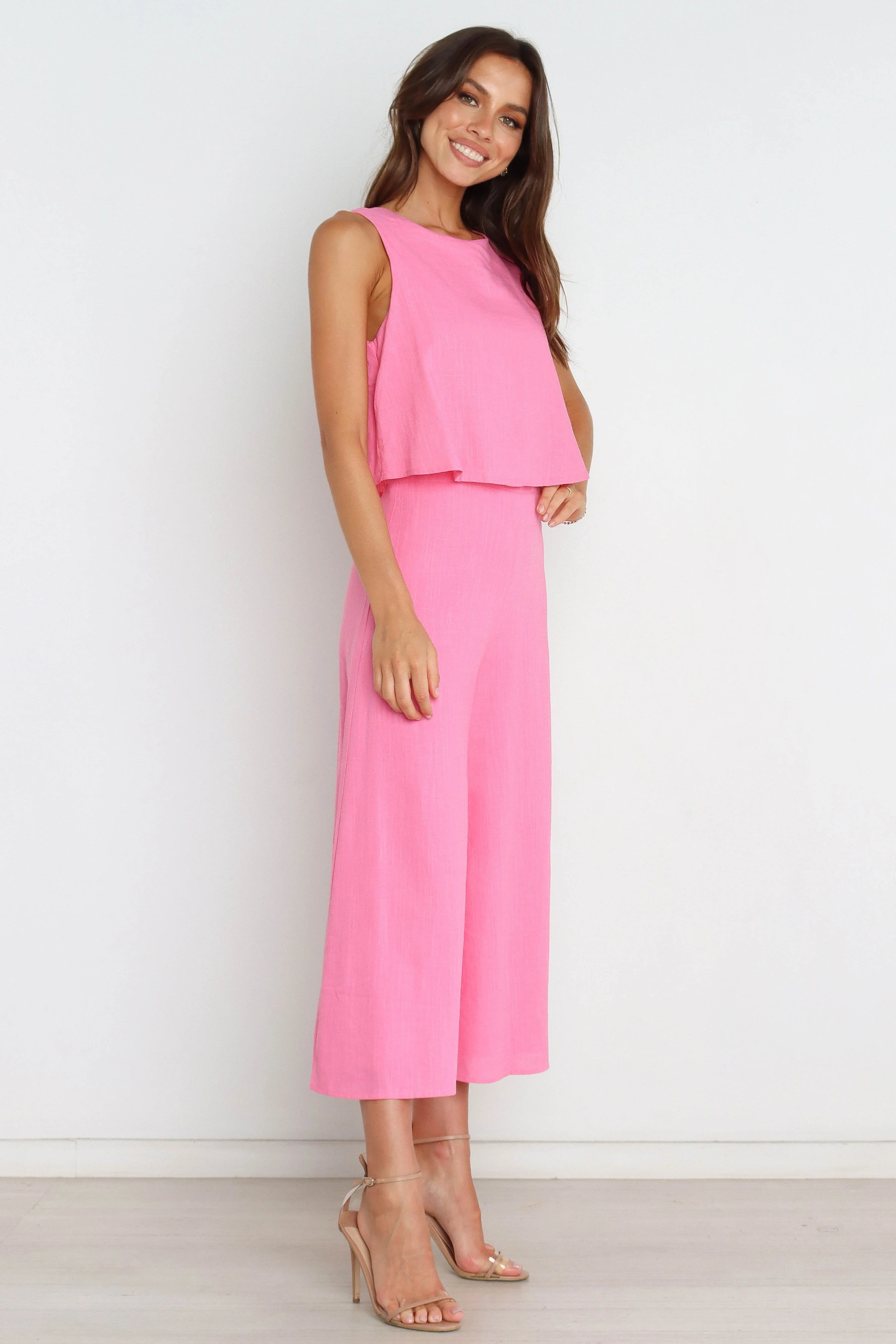 Femme Jumpsuit Pink