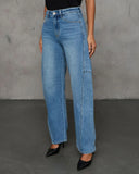 Launa Stretch High Rise Barrel Jeans