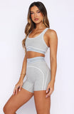 Sprintline Bike Shorts Grey Marle
