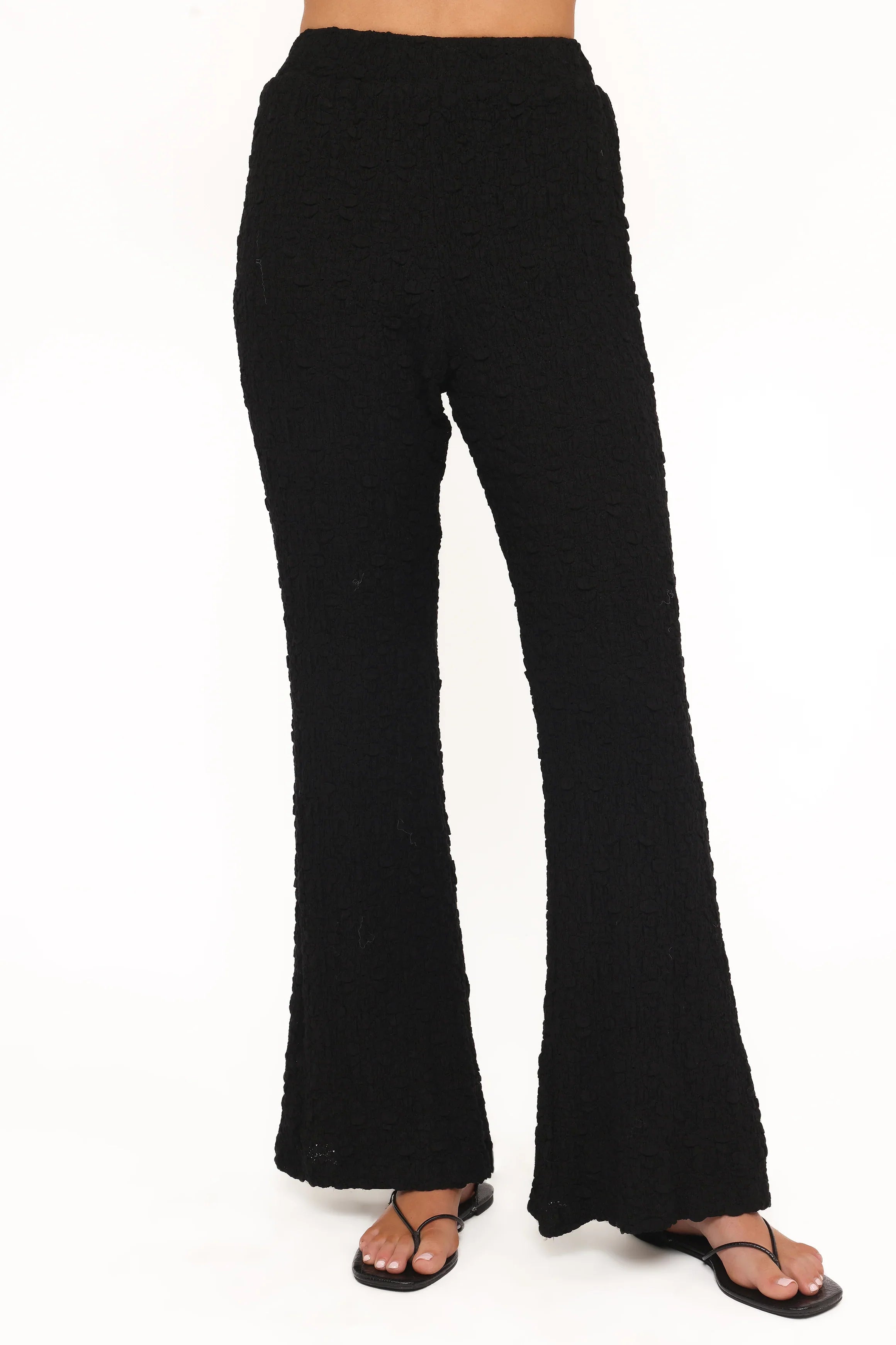 Gracie Lace Pant Set Black