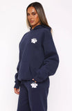 With Love Always Oversized Hoodie Navy