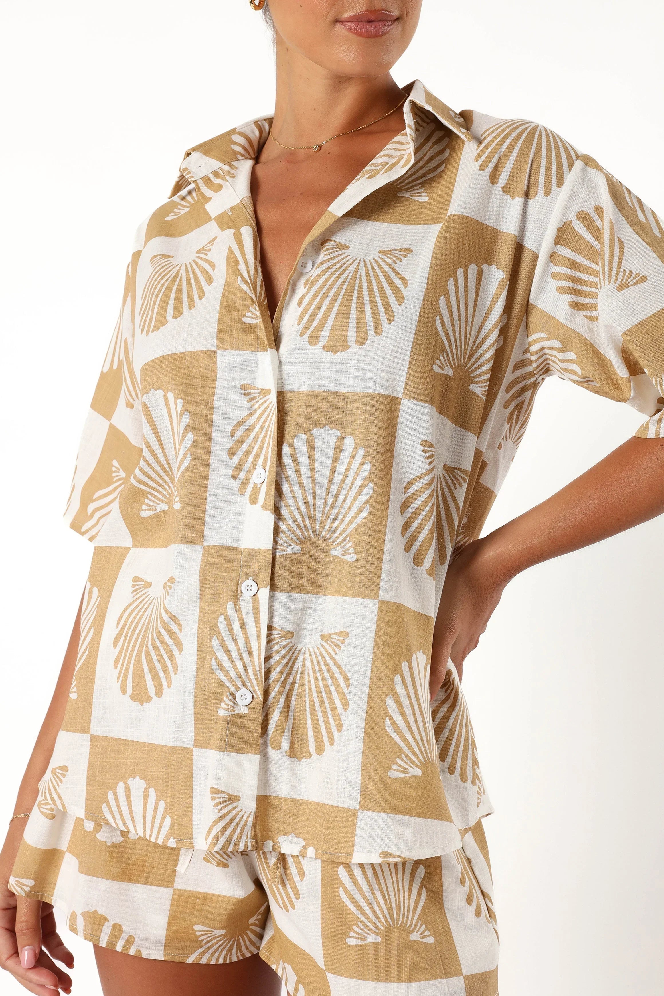 Harvey Short Set Tan