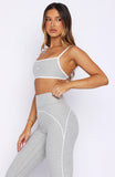 Tenacity Sports Bra Grey Marle