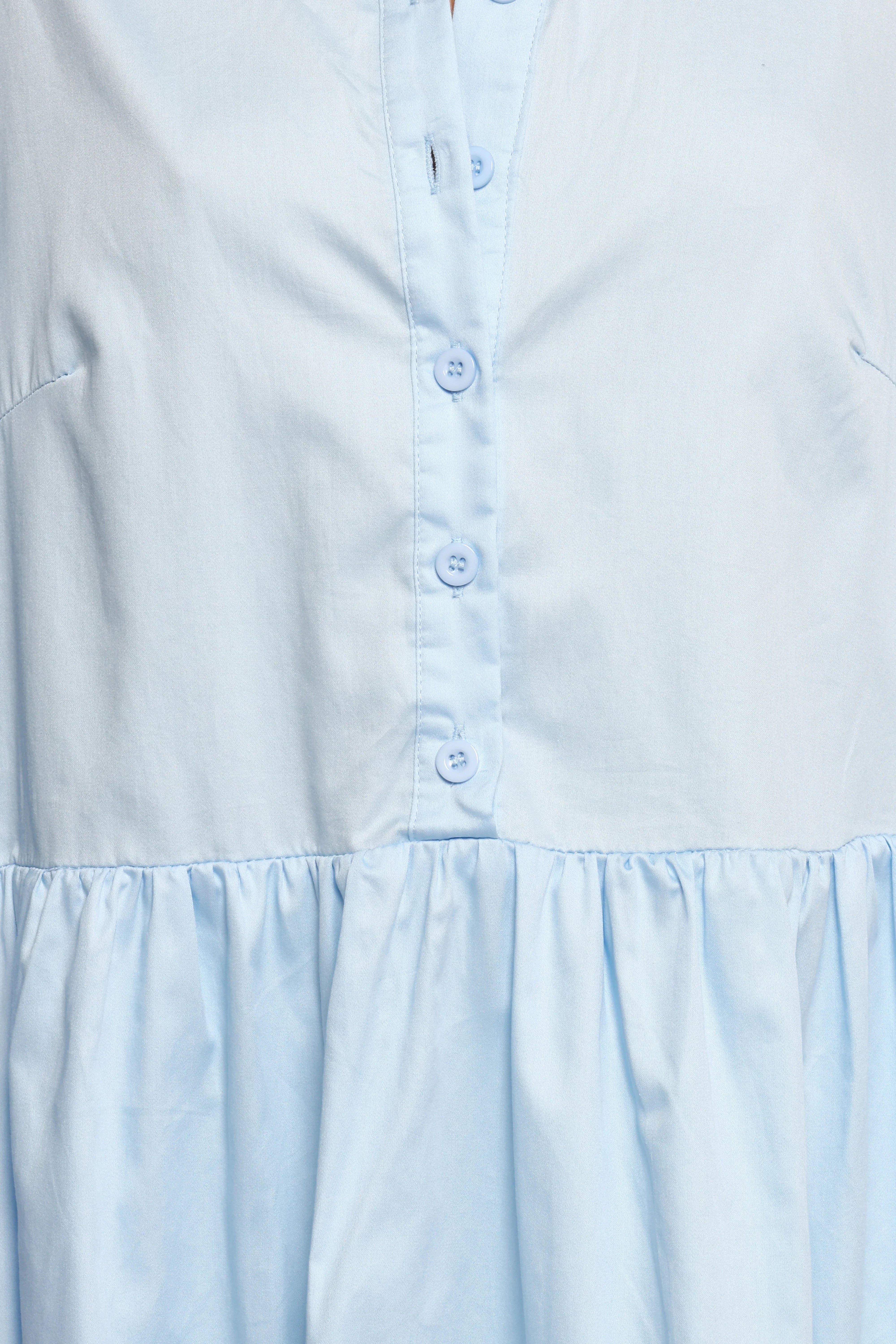 Carlotta Long Sleeve Mini Dress Blue