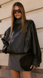 Asher Bomber Jacket Black