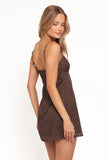Jasmine Mini Dress Brown